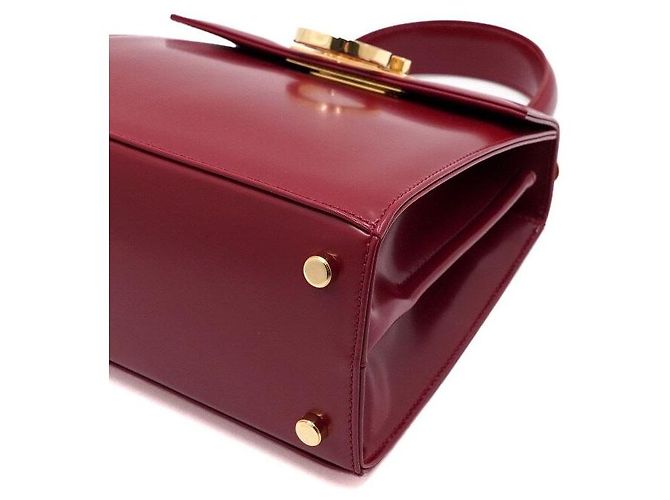 Salvatore Ferragamo Kleiner Top-Handle-Bag Rot - Ansicht 9
