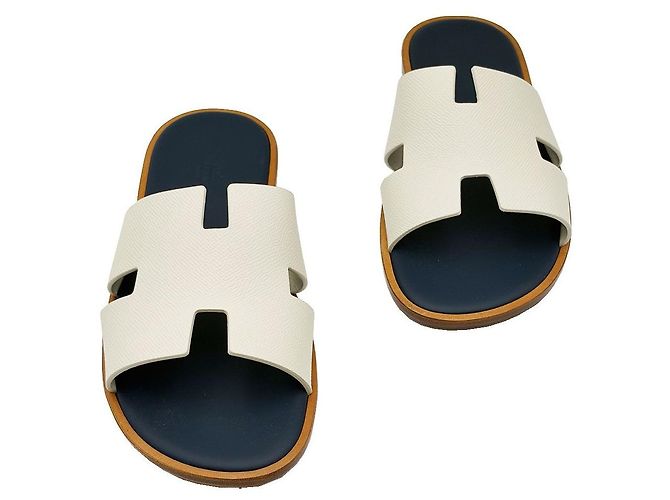 Hermès Sandali Izumi da uomo in Epsom Blue Celeste - vista 2