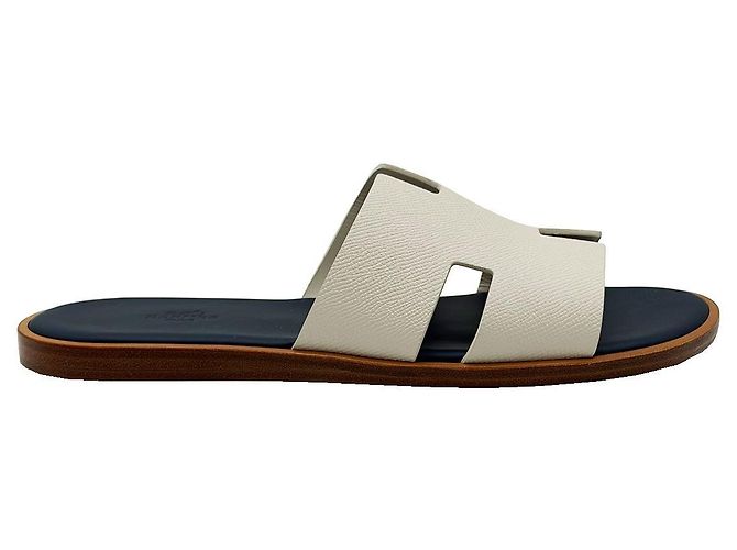 Hermès Sandali Izumi da uomo in Epsom Blue Celeste - vista 7