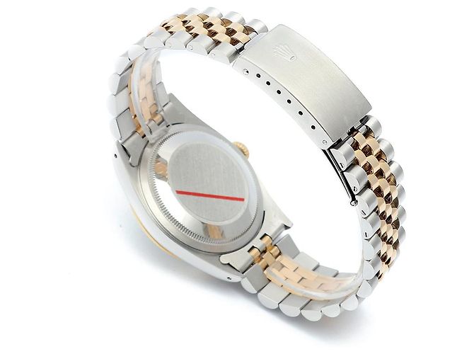 Rolex Datejust Men's Comb Watch Silver Dial Aftersetting Tenpoint Silvery - view 17
