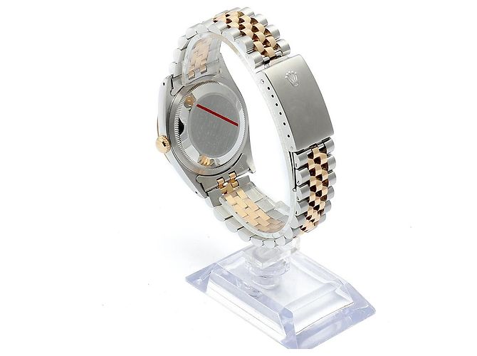 Rolex Datejust Men's Comb Watch Silver Dial Aftersetting Tenpoint Silvery - view 5