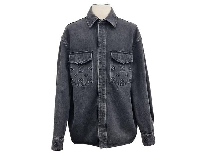 Louis Vuitton Denim Carpenter Jacke Schwarz - Ansicht 4