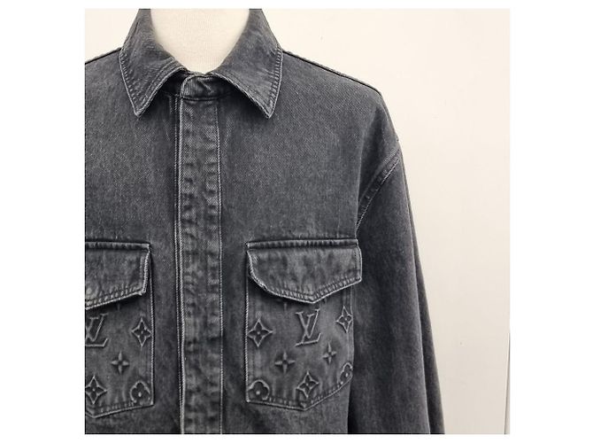 Louis Vuitton Denim Carpenter Jacke Schwarz - Ansicht 8