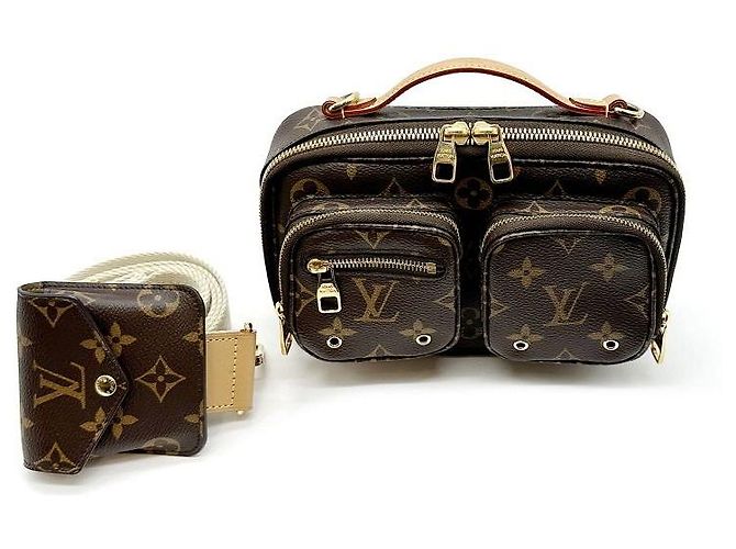 Louis Vuitton Borsa a tracolla Utility Monogram Nero - vista 10