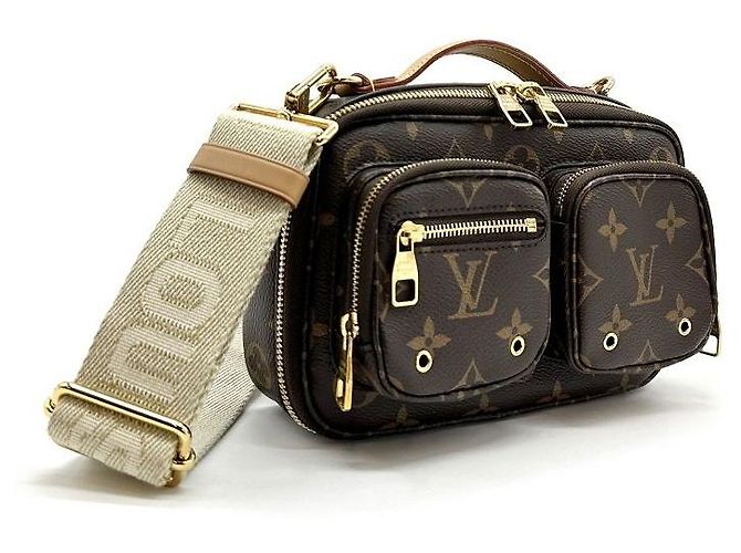 Louis Vuitton Borsa a tracolla Utility Monogram Nero - vista 6
