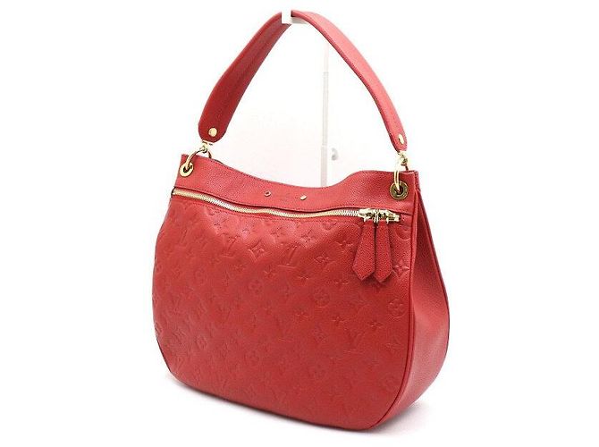 Louis Vuitton Borsa a Spalla e Borsa a Tracolla Monogram Empreinte Spontini Rossa Rosso - vista 2