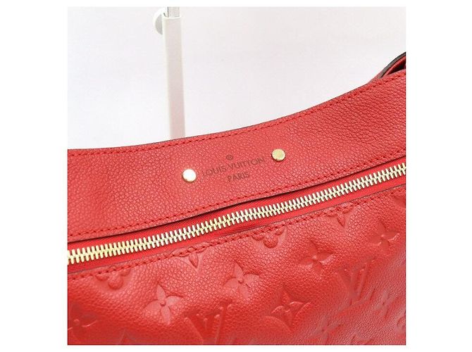 Louis Vuitton Borsa a Spalla e Borsa a Tracolla Monogram Empreinte Spontini Rossa Rosso - vista 4