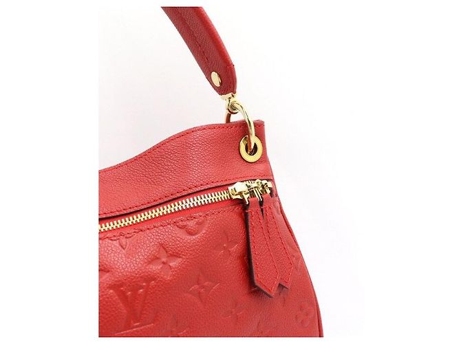 Louis Vuitton Borsa a Spalla e Borsa a Tracolla Monogram Empreinte Spontini Rossa Rosso - vista 5