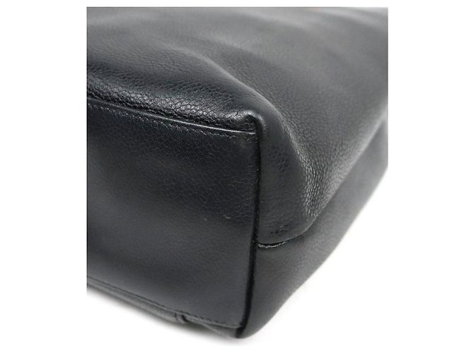 Chanel Borsa a Spalla Black Caviar CC Pocket Nero - vista 6