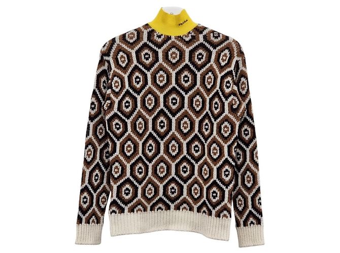 Prada Jacquard-Kaschmirwollstrick - Ansicht 4