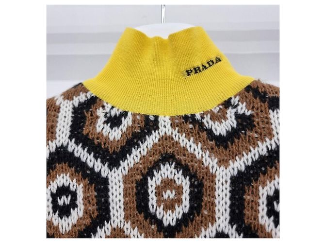 Prada Jacquard-Kaschmirwollstrick - Ansicht 5