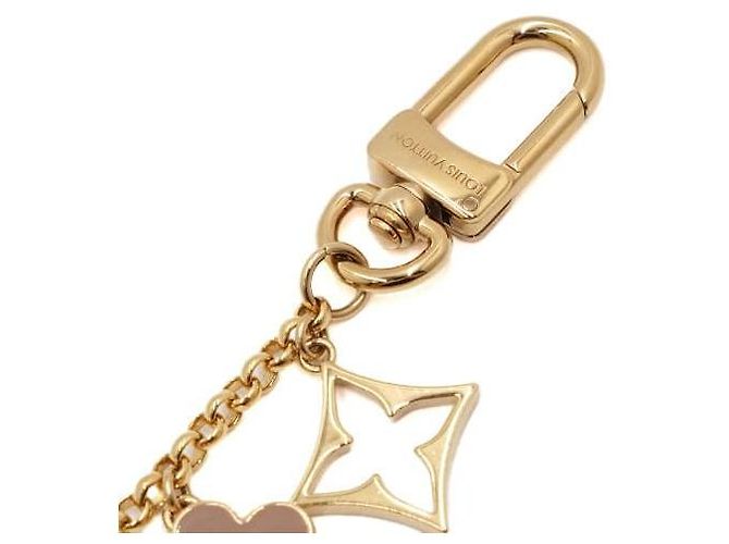 Louis Vuitton Portachiavi con catena Fleur de Monogram D'oro - vista 4