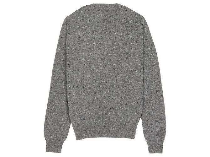 Comme Des Garcons Pull en maille Invader Double Wappen AZ Marron - vue 3