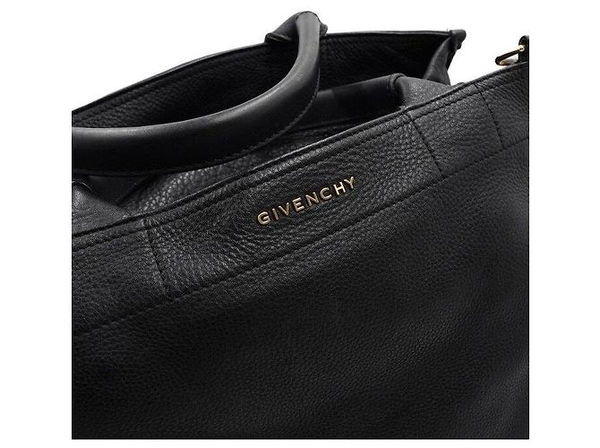 Givenchy Piccola borsa tote e borsa a tracolla unisex in pelle di vacchetta nera - vista 10