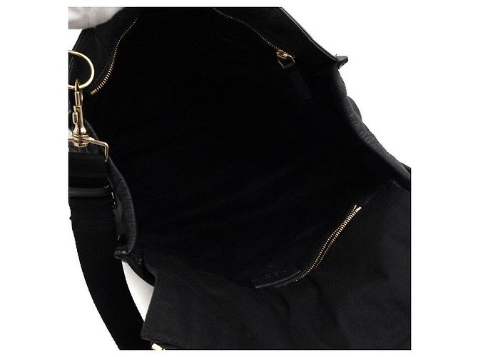 Givenchy Piccola borsa tote e borsa a tracolla unisex in pelle di vacchetta nera - vista 5
