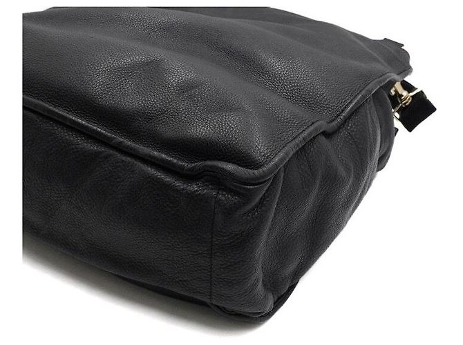 Givenchy Piccola borsa tote e borsa a tracolla unisex in pelle di vacchetta nera - vista 7