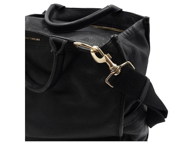 Givenchy Piccola borsa tote e borsa a tracolla unisex in pelle di vacchetta nera - vista 8
