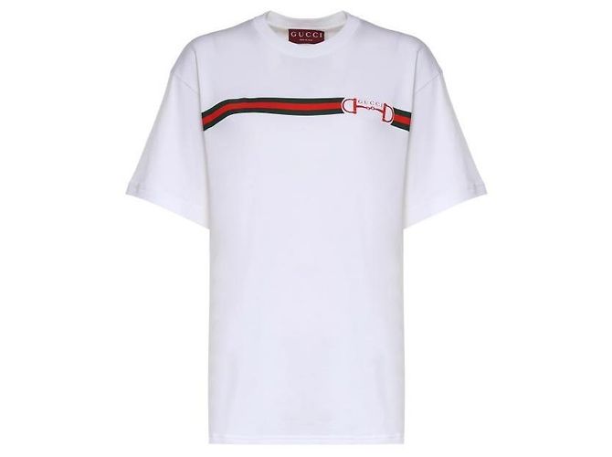 Gucci T-shirt en jersey de coton avec imprimé - vue 3