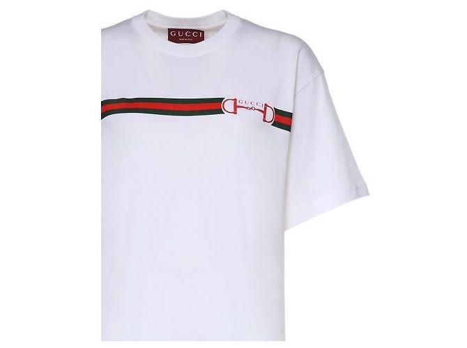 Gucci T-shirt en jersey de coton avec imprimé - vue 4