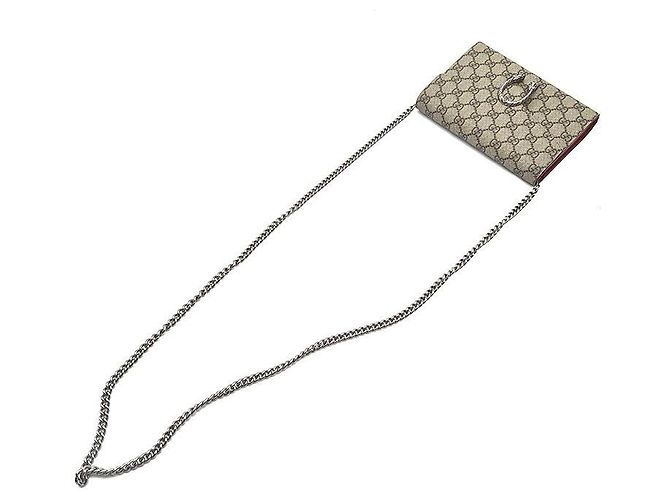 Gucci Mini borsa a tracolla Dionysus con catena Marrone - vista 4