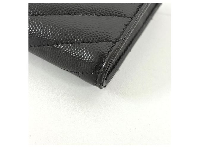 Saint Laurent Monogramm Long Wallet Schwarz - Ansicht 8
