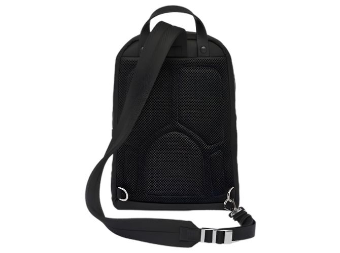 Prada Zaino a tracolla in Re-Nylon Nero - vista 4