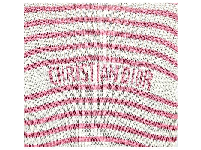 Dior Riviera a maniche corte in maglia corallo - vista 4