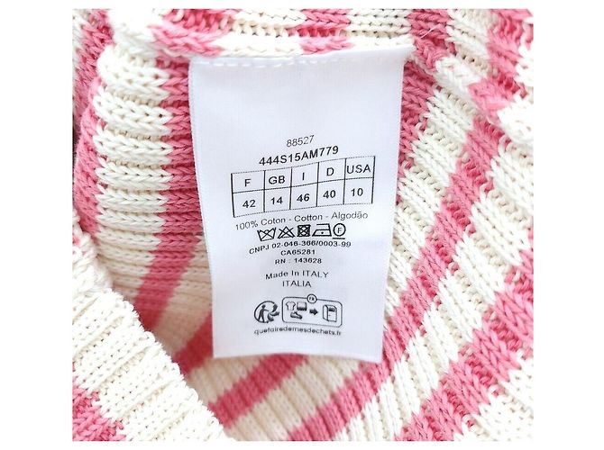 Dior Riviera a maniche corte in maglia corallo - vista 6