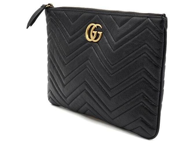 Gucci Clutch Matelassé Nero - vista 2