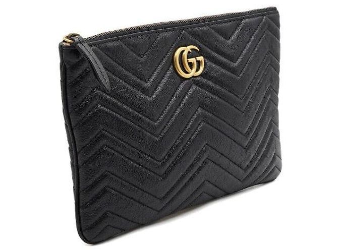 Gucci Clutch Matelassé Nero - vista 3