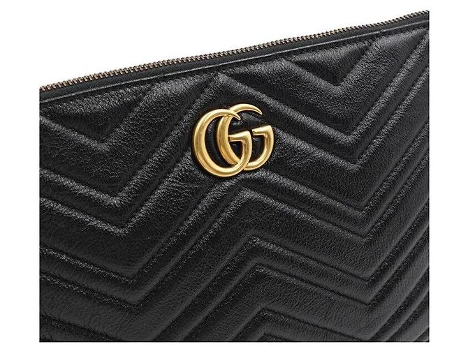 Gucci Clutch Matelassé Nero - vista 9