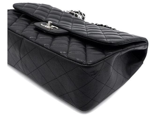 Chanel Borsa a tracolla One Flap con catena argentata Nero - vista 10