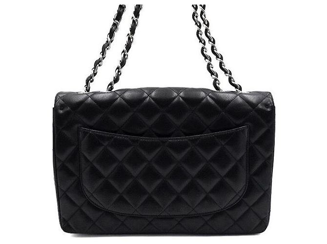 Chanel Borsa a tracolla One Flap con catena argentata Nero - vista 5
