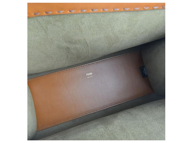 Fendi Borsa Tote Sunshine Borsa a Spalla Arancione - vista 6