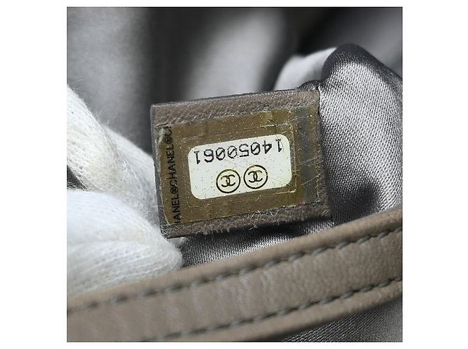Chanel Funny Tweed Bon Bon Tote Lambskin Large Bordeaux - Ansicht 5