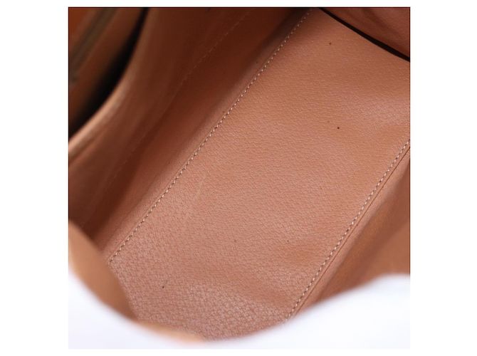 Céline Celine Vintage Macadam Tela e Pelle Marrone - vista 5