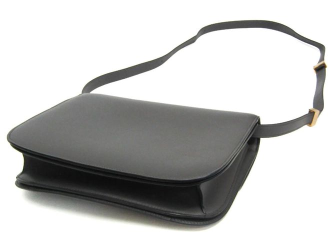 Céline Celine Classic Box Smooth Leather Medium Castaño - vista 2