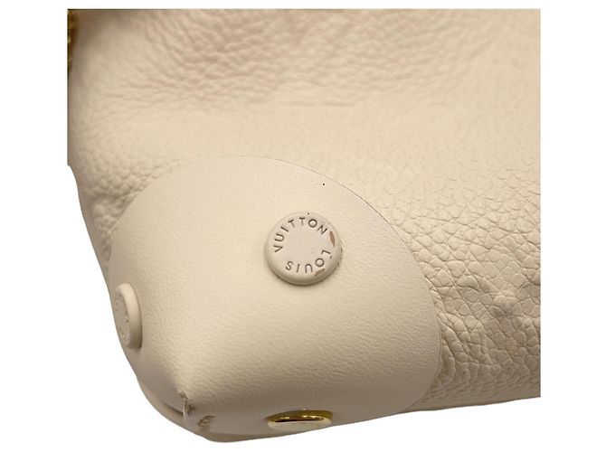 Borsa Louis Vuitton Monogram Empreinte Petite Malle Souple Bianco - vista 12