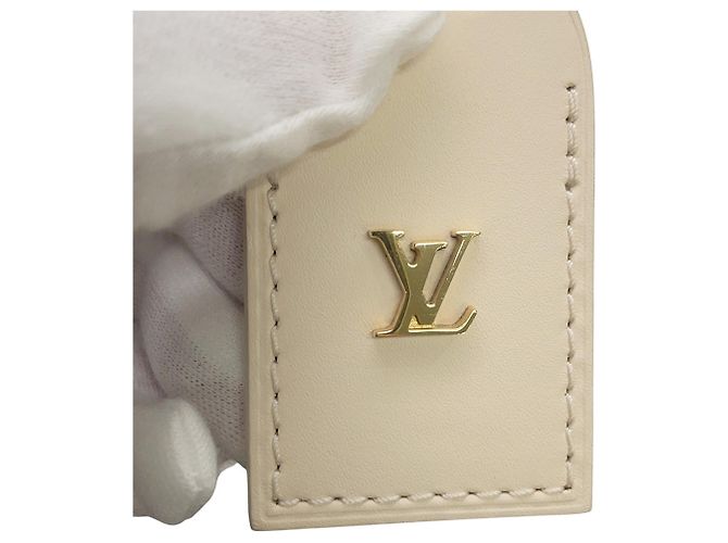 Borsa Louis Vuitton Monogram Empreinte Petite Malle Souple Bianco - vista 16