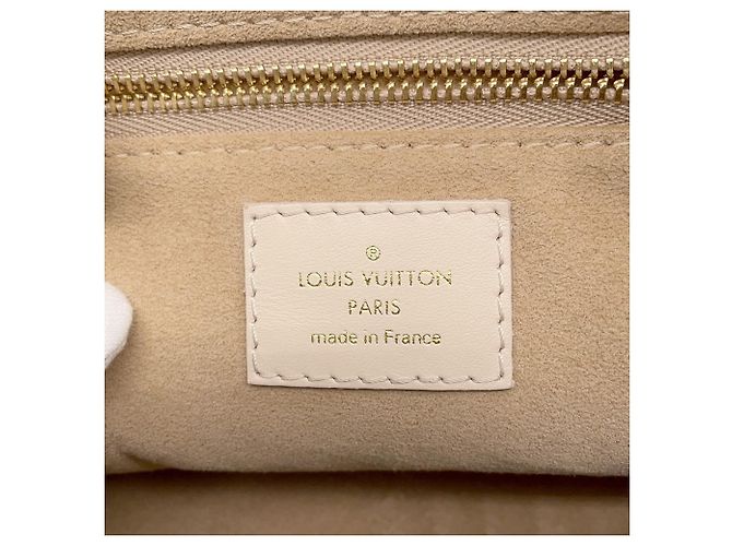 Borsa Louis Vuitton Monogram Empreinte Petite Malle Souple Bianco - vista 18