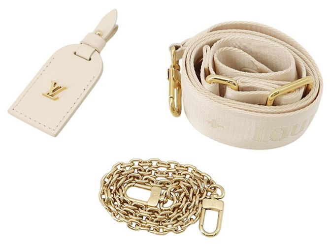 Borsa Louis Vuitton Monogram Empreinte Petite Malle Souple Bianco - vista 19