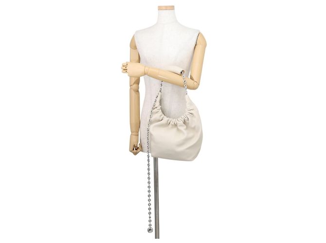 Borsa a Spalla Loewe Squeeze Small Melona Palam Crudo - vista 4