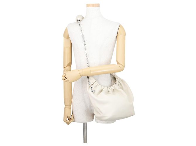 Borsa a Spalla Loewe Squeeze Small Melona Palam Crudo - vista 5