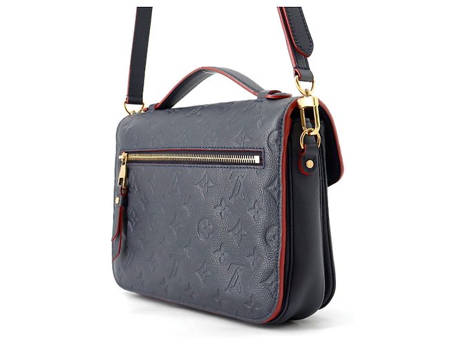 Borsa Louis Vuitton Monogram Empreinte Pochette Métis MM Rosso - vista 2