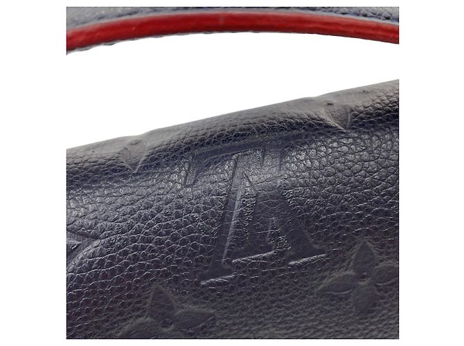 Borsa Louis Vuitton Monogram Empreinte Pochette Métis MM Rosso - vista 9
