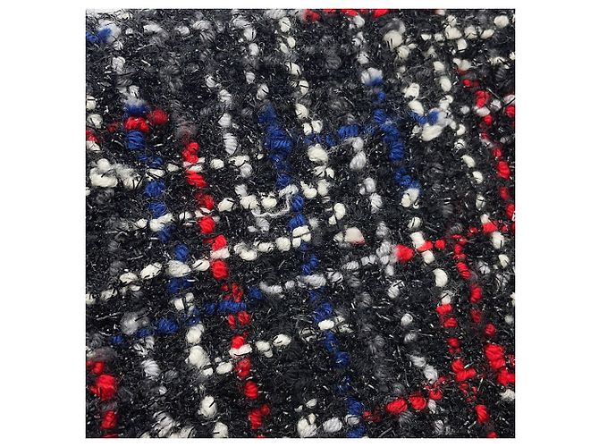 Borsa a Spalla con Catena Chanel Nero Rosso - vista 9