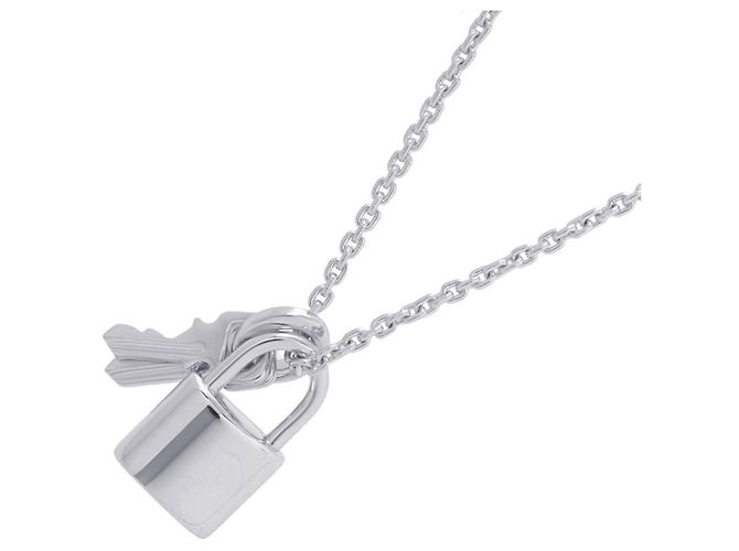 Pendente Lockit in oro bianco 18K Louis Vuitton - vista 3