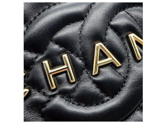 Borsa a Spalla Chanel Matelassé Nero - vista 10