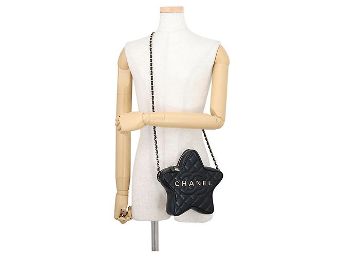 Borsa a Spalla Chanel Matelassé Nero - vista 4