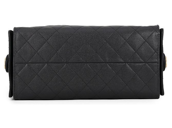 Borsa a Spalla con Catena Chanel Nero - vista 3